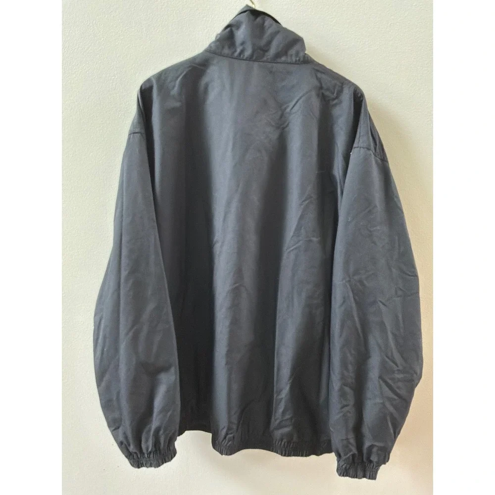Chase Authentics Penske Racing Jacket Mens XL Black Nylon Full Zip Bomber M659